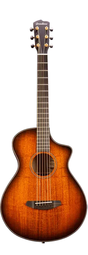 Электроакустическая гитара Breedlove Oregon Concertina Bourbon CE с кейсом