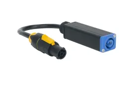 American DJ ADJ SIP1PCIA IP65 Outdoor 1 Foot 12 AWG Locking Power Cable Adapter