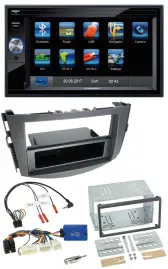 Автомагнитола с навигацией Blaupunkt 2DIN Bluetooth, USB, SD, TMC для Toyota RAV4 (с 2011)