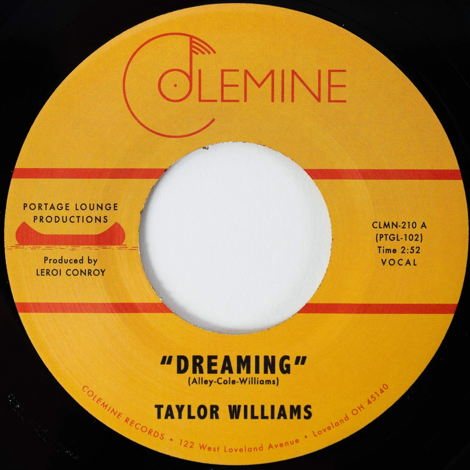 Виниловая пластинка Taylor Williams – Dreaming / What About Me? Релиз 2025