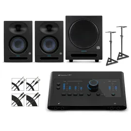 PreSonus Quantum ES4 Audio Interface  w/Eris Monitors/SUB8BT/Cables/Stands