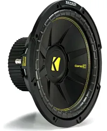 Б/У Сабвуфер пассивный для автомобиля KICKER CompC CWCS124 12" 600W RMS Dual 4 Ohm