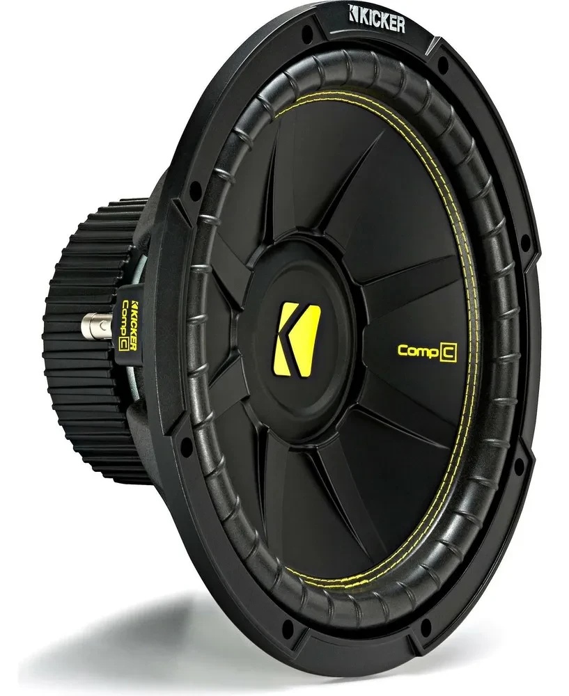 Б/У Сабвуфер пассивный для автомобиля KICKER CompC CWCS124 12" 600W RMS Dual 4 Ohm