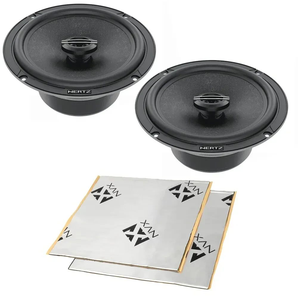 Hertz CX 165 140W RMS 6.5" Coaxial Car Speakers w/ Sound Damping