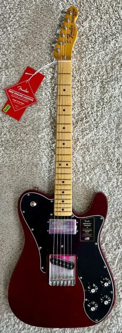 Электрогитара Fender American Vintage II 1977 Telecaster Custom Wine с кейсом