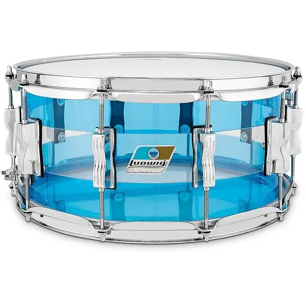 Малый барабан Ludwig Vistalite 50th Anniversary 14x6.5 Blue