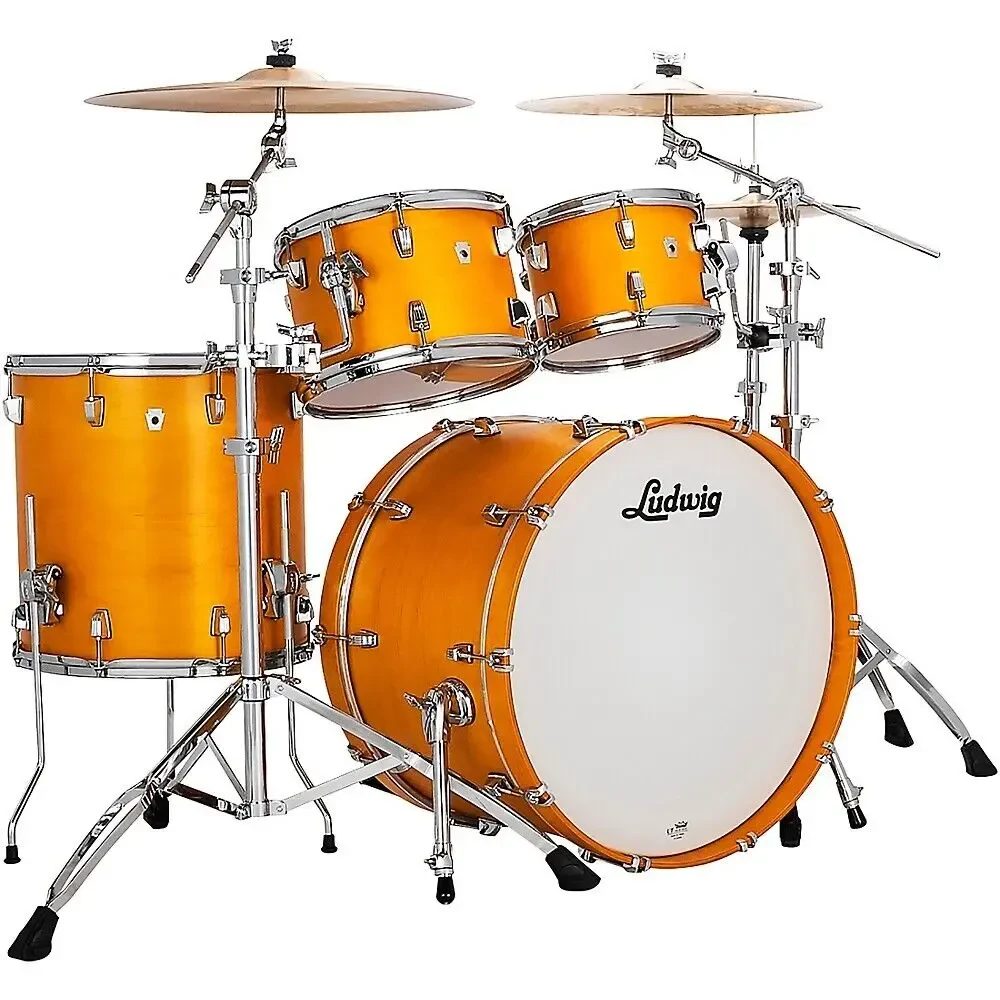 Ударная установка акустическая Ludwig NeuSonic 4-Piece Mod 2 Shell Pack With 22" Bass Satin Golden Slumbers
