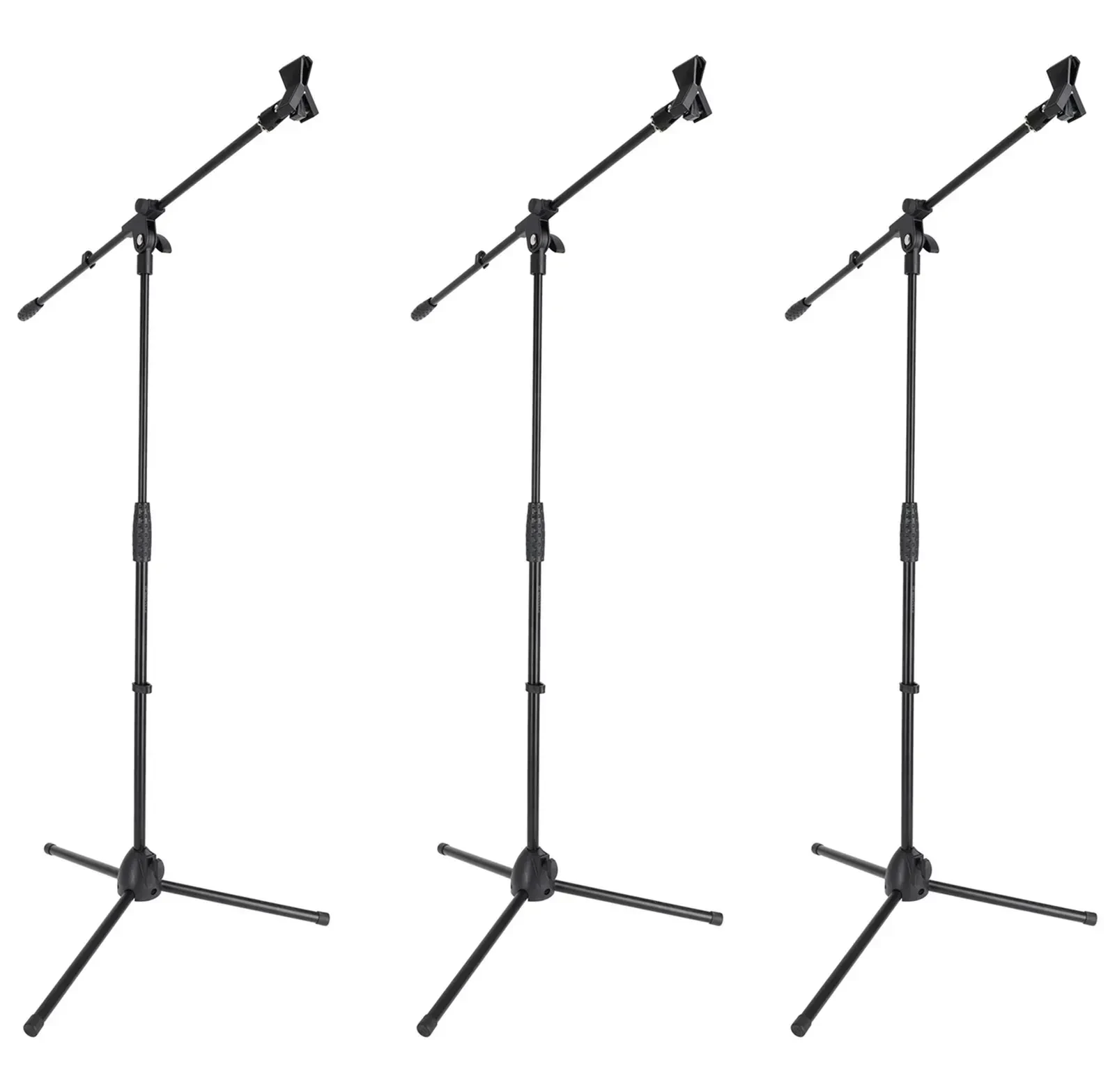 Микрофонная стойка Rockville RVMIC50 с журавлем, регулируемая, с сумками для переноски (набор, 3 шт.)