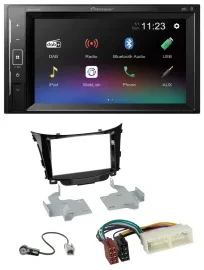 Автомагнитола Pioneer 2-DIN DAB MP3 Bluetooth USB для Hyundai i30 (с 2017)