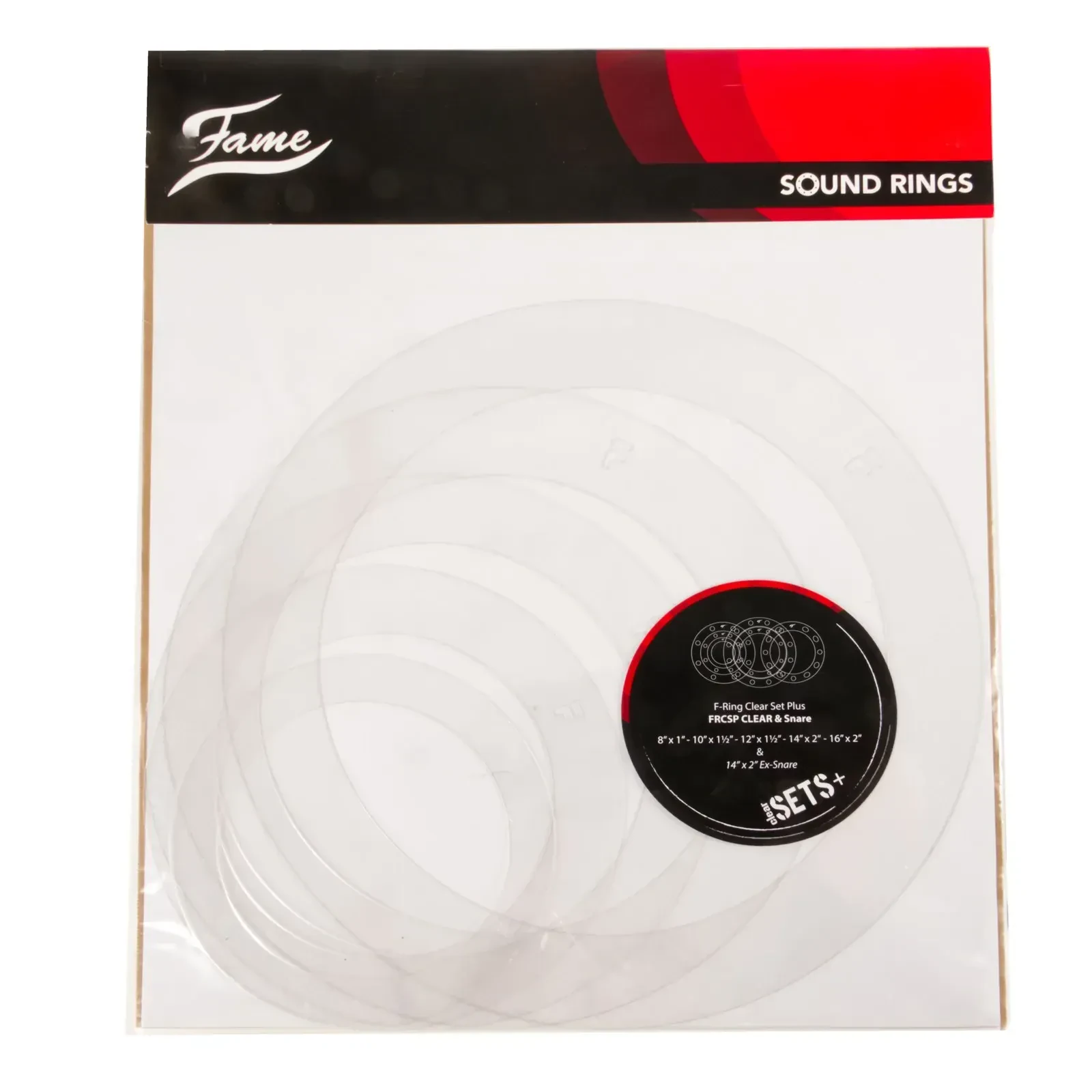 Набор демпферов для барабана Fame Audio FRCS Clear