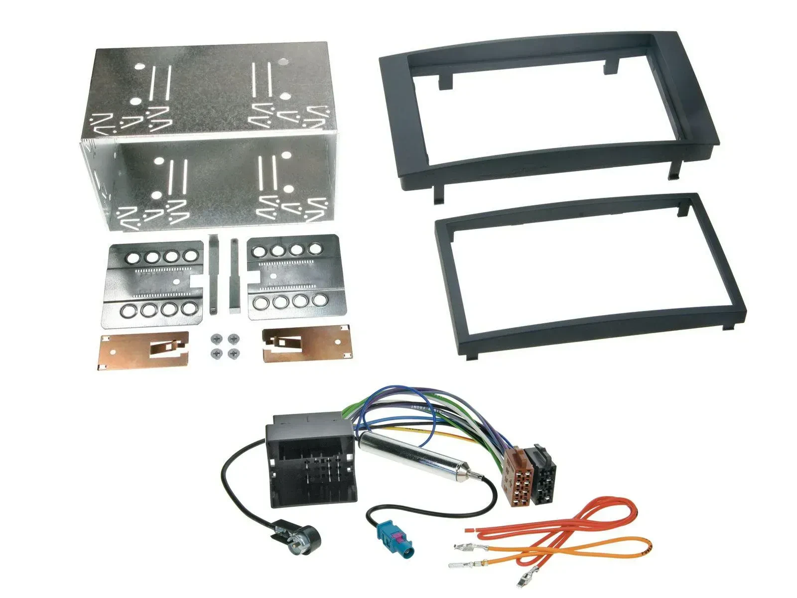 Установочный комплект для автомагнитолы Caraudio24 2-DIN для VW Touareg/T5 Caravelle/Multivan (2002–2010) (набор)