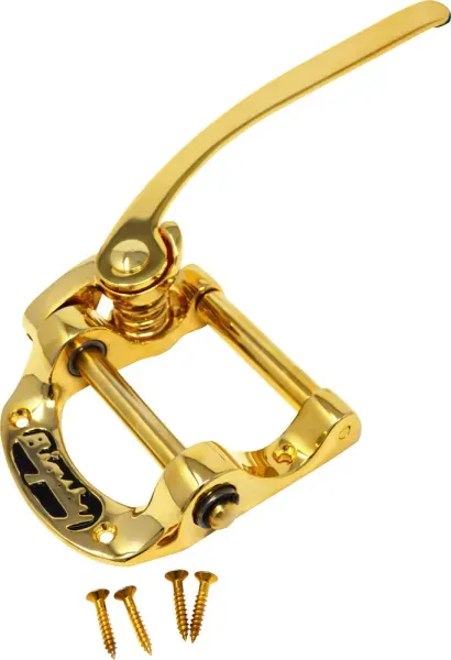 Bigsby B5LH Vibrato/Tremolo Tailpiece, LEFT-HANDED, Gold, 180-0495-503