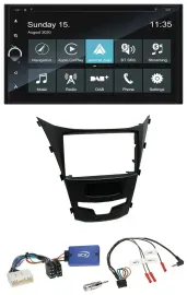Blaupunkt 2DIN Lenkrad TMC Bluetooth USB DAB Navigation für SSangYong Korando ab