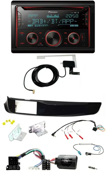 Pioneer 2DIN Lenkrad DAB USB CD Bluetooth Autoradio für Alfa Giulietta 940 10-14