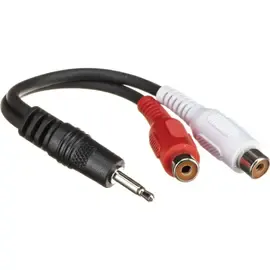 Коммутационный кабель Comprehensive 6" Stereo 3.5mm Plug to Two RCA Jacks Audio Adapter Cable #MP2PJCS