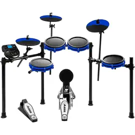 Ударная установка электронная Alesis Nitro Mesh Limited-Edition Blue Lightning Electronic Drum Set