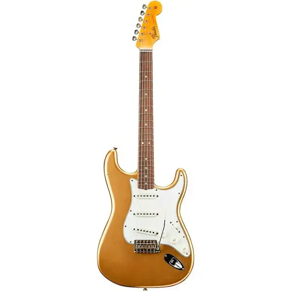 Электрогитара Fender Custom Shop 1964 Stratocaster Journeyman Relic Aged Aztec Gold