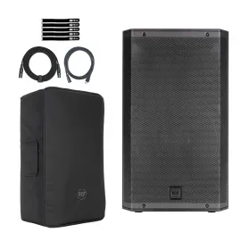 RCF ART 915-AX Active Powered 2-Way 15" Bluetooth DJ PA Speaker w Cover