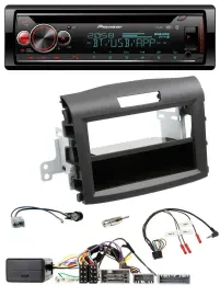 Pioneer Lenkrad DAB CD Bluetooth USB Autoradio für Honda CR-V ab 2013 schwarz