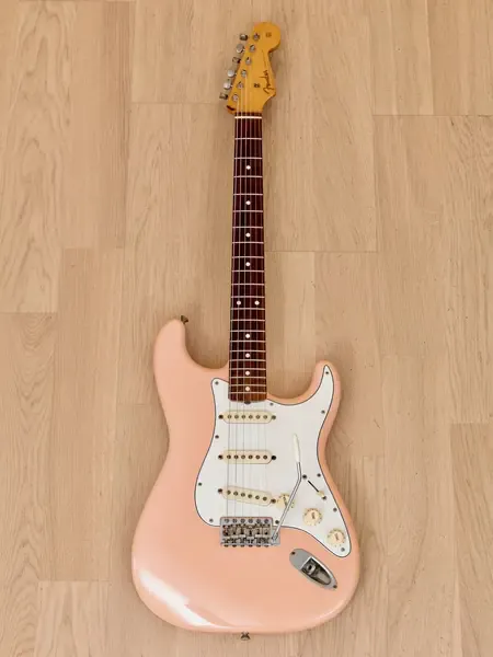 Электрогитара Fender Stratocaster '62 Vintage Reissue JV ST62-65 SSS Shell Pink w/case Japan 1984