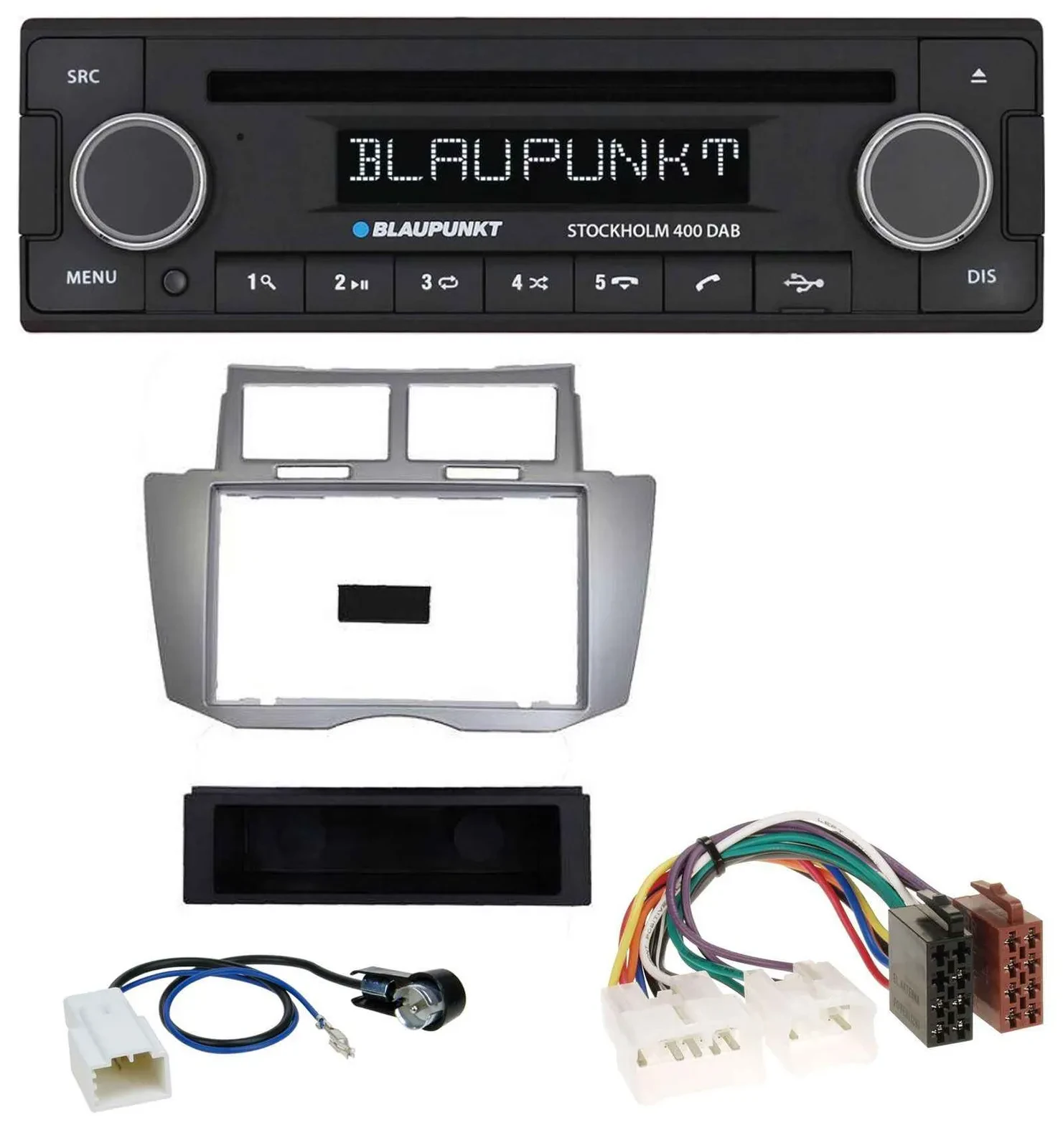 Blaupunkt MP3 Bluetooth DAB CD USB Autoradio für Toyota Yaris (2007-2011)