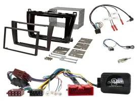 Radioset Lenkradadapter Doppel DIN Autoradio für Mazda 6 08-10 aktiv Klavierlack