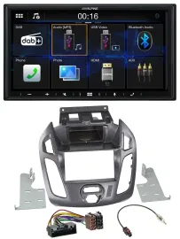 Alpine Bluetooth 2DIN MP3 DAB USB Autoradio für Ford Transit ohne Display 2012-2