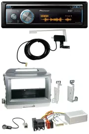 Pioneer Bluetooth DAB Lenkrad USB CD Autoradio für Kia Sportage 3 10-15 Navi sil