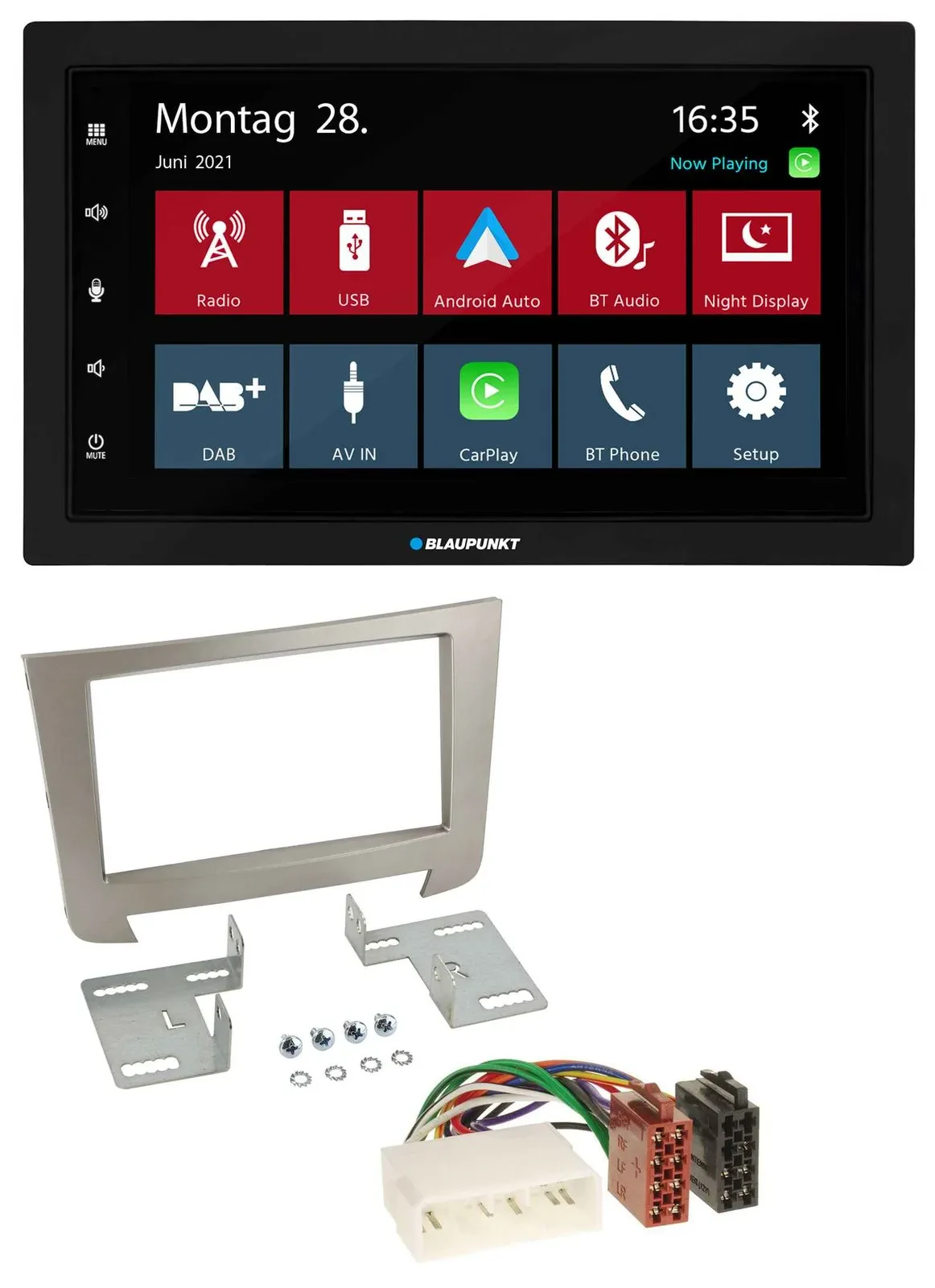 Автомагнитола для SsangYong Rexton (с 2013) Blaupunkt 2DIN, MP3, Bluetooth, DAB, USB