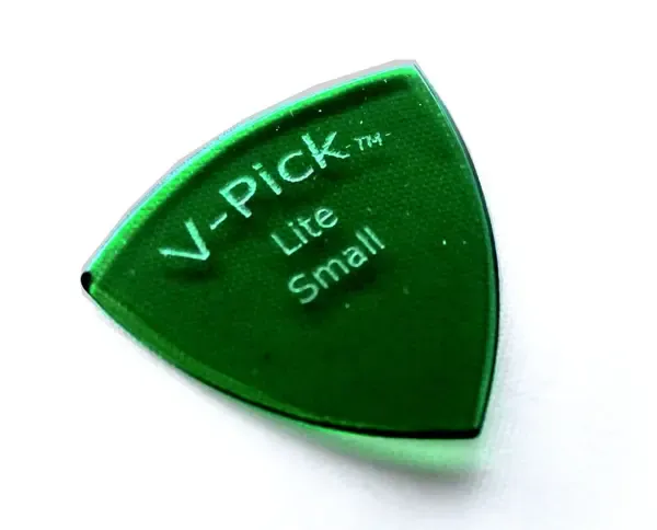 Медиатор V-Picks Small Pointed Emerald Green Lite Custom Guitar Pick