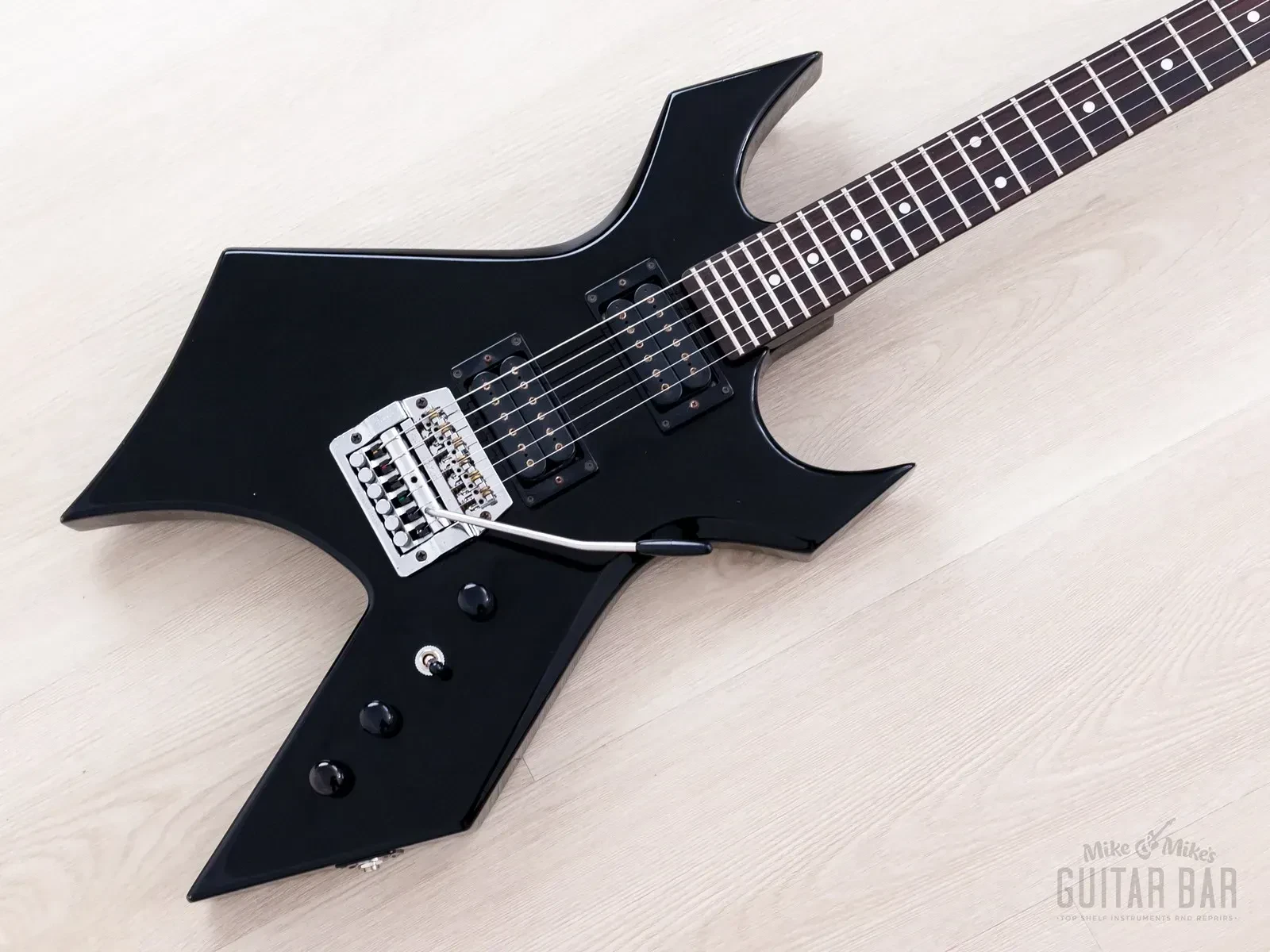 1985 BC Rich NJ Series Warlock Black w/ Kahler, Japan