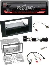 JVC Bluetooth USB DAB Lenkrad Autoradio für Ford Kuga 2008-2012 schwarz