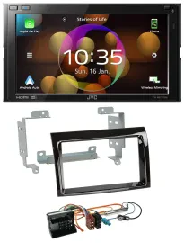 JVC DAB MP3 2DIN Bluetooth USB Autoradio für Citroen Jumper 2006-2011 Piano