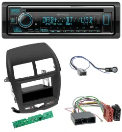 Kenwood MP3 Bluetooth DAB USB CD Autoradio für Mitsubishi ASX (2010-2014)