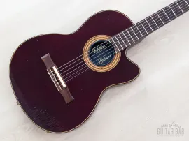 Б/У Электроакустическая гитара Gibson Chet Atkins CE классическая, нейлоновые струны, с вырезом, бордовый (Wine Red)
