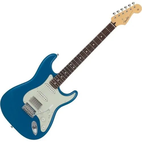Fender Made in Japan Hybrid II Strat HSS Forest Blue с чехлом