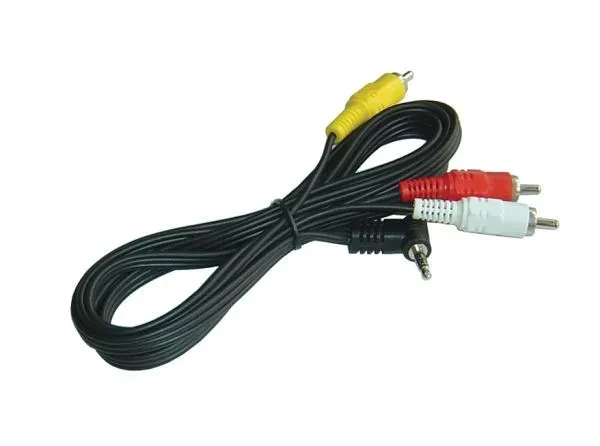 Kenwood Verbindungskabel Cinch-Anschlüssen 3,5 mm Mini-Klinke CA-C3AV