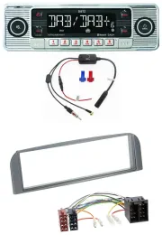 Dietz DAB USB MP3 Bluetooth Autoradio für Alfa Romeo 147, GT - anthrazit