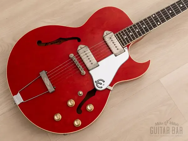 Электрогитара полуакустическая Epiphone Sorrento ES-930J Hollowbody Guitar Cherry w/ Case & Tag, Japan 1991