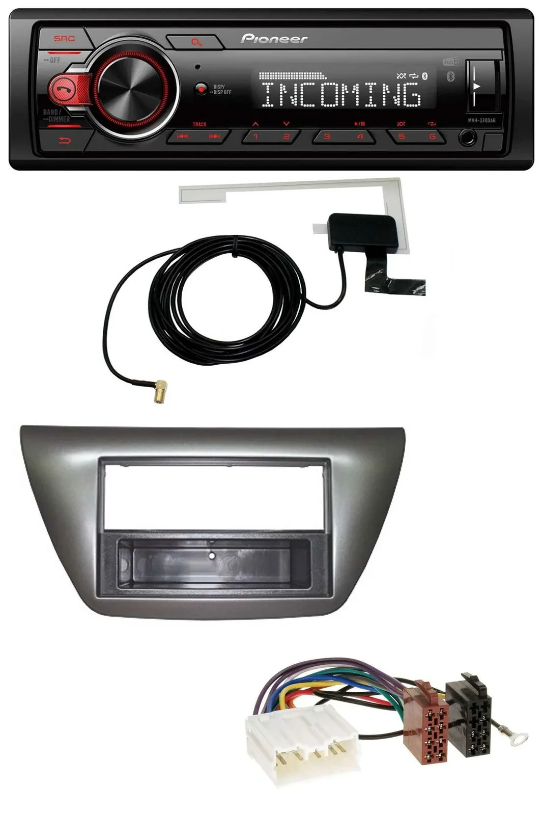 Автомагнитола для Mitsubishi Lancer Evo 2004–2008 Pioneer USB MP3 DAB Bluetooth