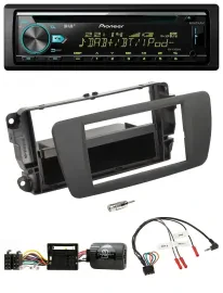 Автомагнитола для Seat Ibiza Pioneer DAB, CD, USB, Bluetooth, серый