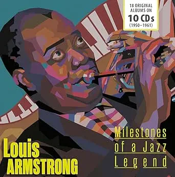 LOUIS ARMSTRONG - Milestones Of A Jazz Legend (10CD, Box)