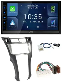 JVC DAB Bluetooth MP3 USB 2DIN Autoradio für Toyota Yaris (2007-2011)