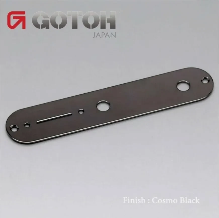 Gotoh Control Plate for Fender Guitar Telecaster Tele w/ Screws, COSMO BLACK