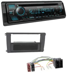 Автомагнитола для Porsche Cayenne Kenwood Bluetooth, USB, CD, MP3, DAB