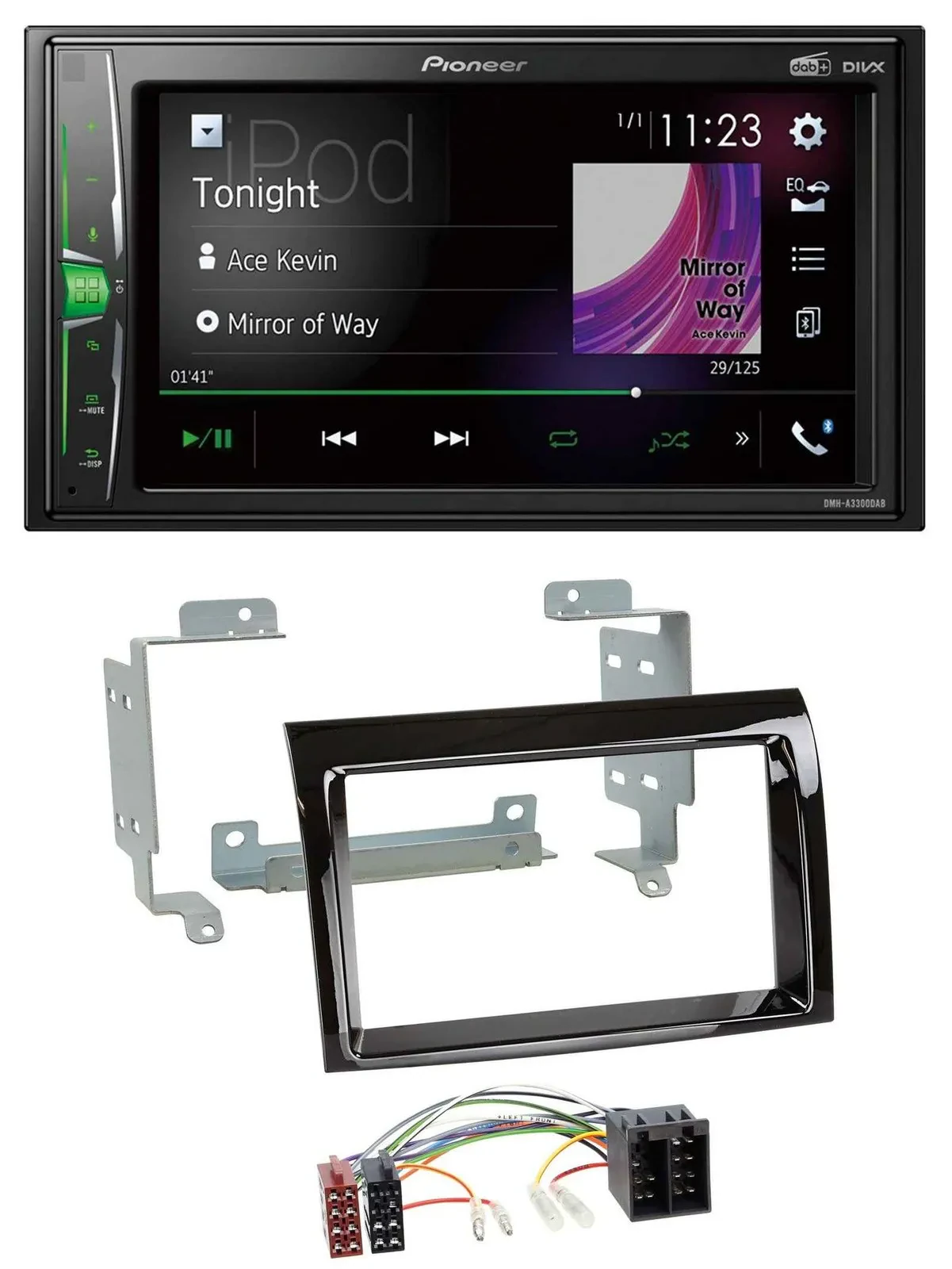 Pioneer 2DIN MP3 DAB USB Bluetooth Autoradio für Fiat Ducato 2006-2011 Citroen J