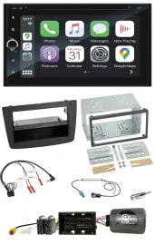 Blaupunkt DAB USB Bluetooth Lenkrad 2DIN TMC Navigation für Alfa Mito 14-18 schw