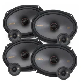 (2-Pairs) Kicker 51KSS269 400W 6x9" 2-Way 4-ohm Component Speakers