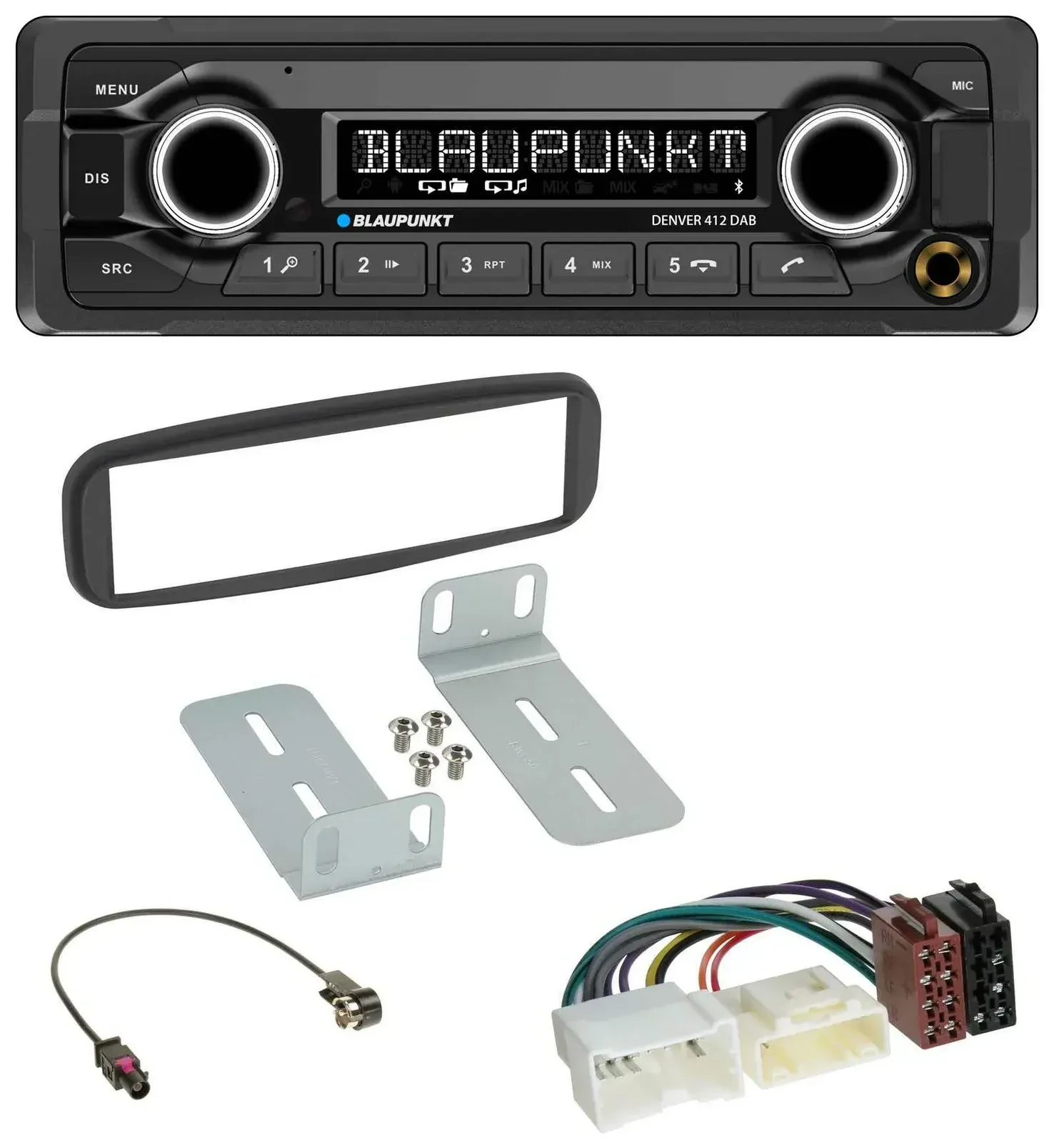Blaupunkt Bluetooth DAB MP3 USB Autoradio für Renault Clio (2012-2017)