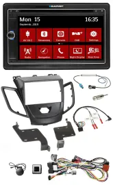 Автомагнитола Blaupunkt 2DIN, DAB, TMC, USB, Bluetooth, навигация (для Ford Fiesta 2008–2010)